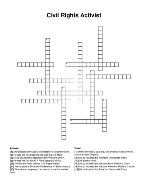 Find the latest crossword clues from New York Times Crosswords, LA Times Crosswords and many more. . Moniker for water rights activist crossword clue